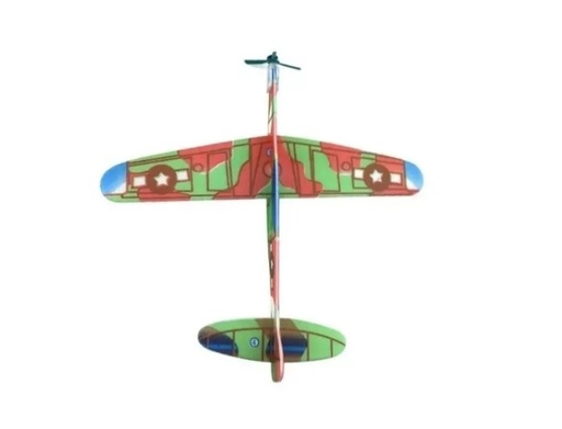[BZGW45567] Planilla Avión Armables De Unicel 16 Piezas