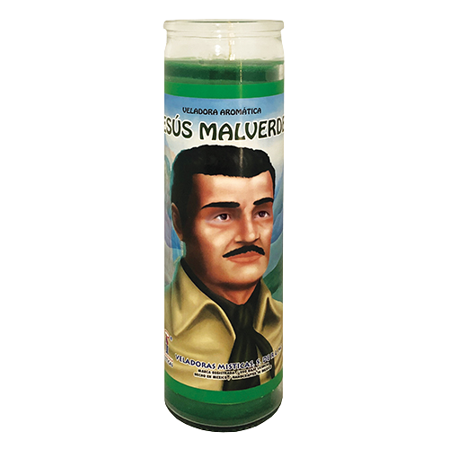 [M2298] Jesus Malverde Cocktail Veladora Mística 2298