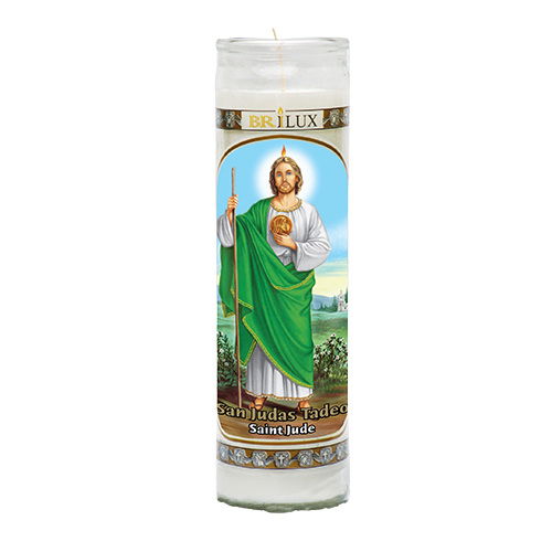 [M9804] San Judas Tadeo Brilux Veladora Mistica 9804