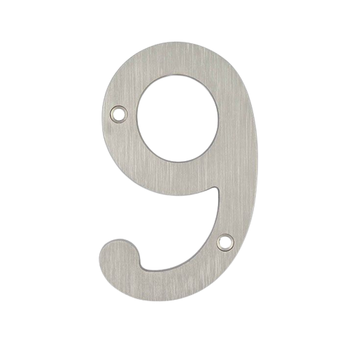 [S8439] Número 9 de metal para exterior