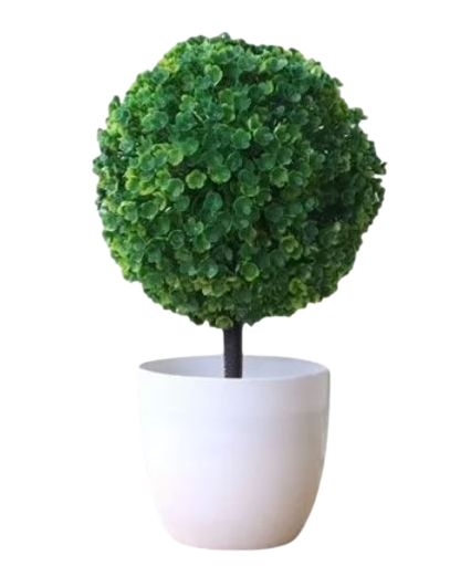 [ARBU01] Árbol Buxu Artificial Verde Tipo Bola Decoración Bonsai