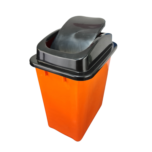 [FPPR01] Papelero Rectangular Chico Con Balancín (14 Lts.) FPPR01