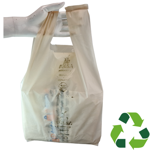 1 Kg de Bolsa Tipo Camiseta Color Bio
