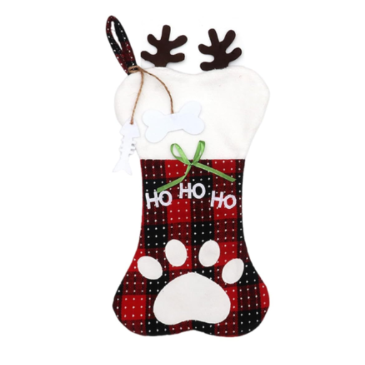 [BNHUEDEC] Bota Navideña En Forma De Hueso Para Decoracion De Navidad