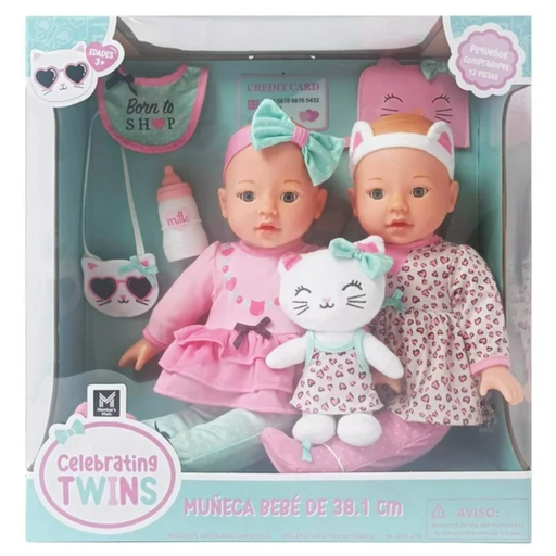 [981018978] Muñecas Gemelas Celebrating Twins Gatito Drop 002