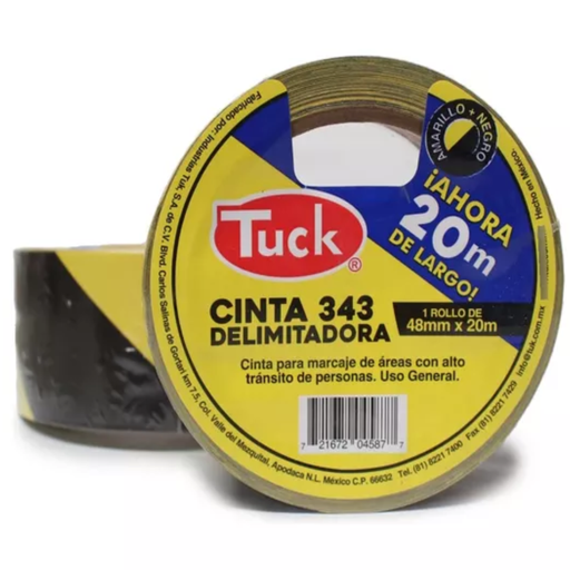 [23951] Cinta Delimitadora Amarillo/Negro 48mmx20m Drop 009