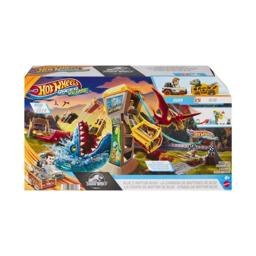 [981031163] Pista Mattel Hot Wheels Racer Verse Jurassic World Drop002