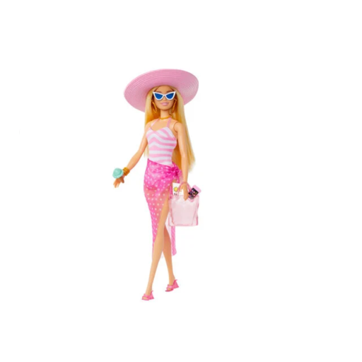 [11834950] Muñeca Barbie Día De Playa Con Accesorios Drop011